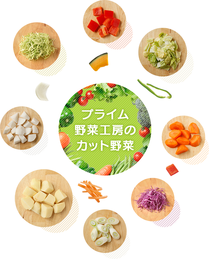 プライム野菜工房のカット野菜